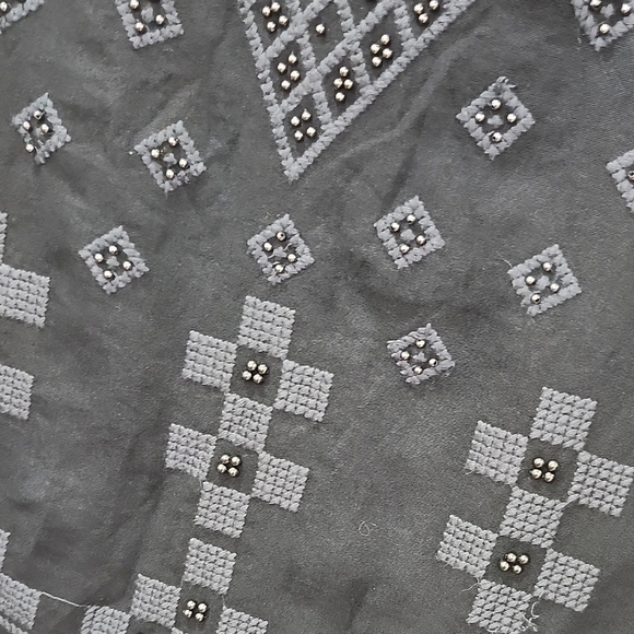 Monoreno Vtg Black and White Geometric Mini Dress - Picture 13 of 16